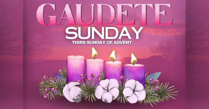 December 14, 2025, Third Sunday of Advent, Gaudete Sunday, Holy Rosary (Glorious Mysteries)