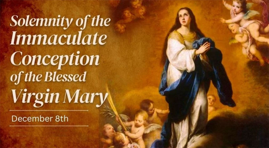 December 8, 2025, Solemnity of the Immaculate Conception, Holy Rosary (Joyful Mysteries)