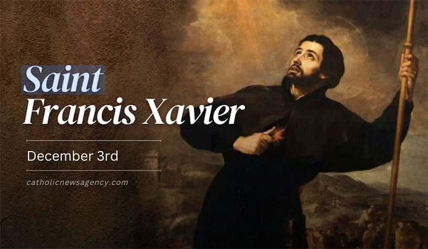 December 3, 2025, Feast of St. Francis Xavier, Holy Rosary (Glorious Mysteries)