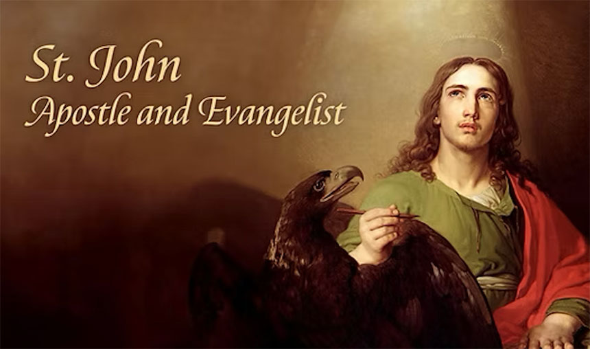 December 27, 2025, Feast of St. John Apostle and Evangelist, Holy Rosary (Joyful Mysteries)