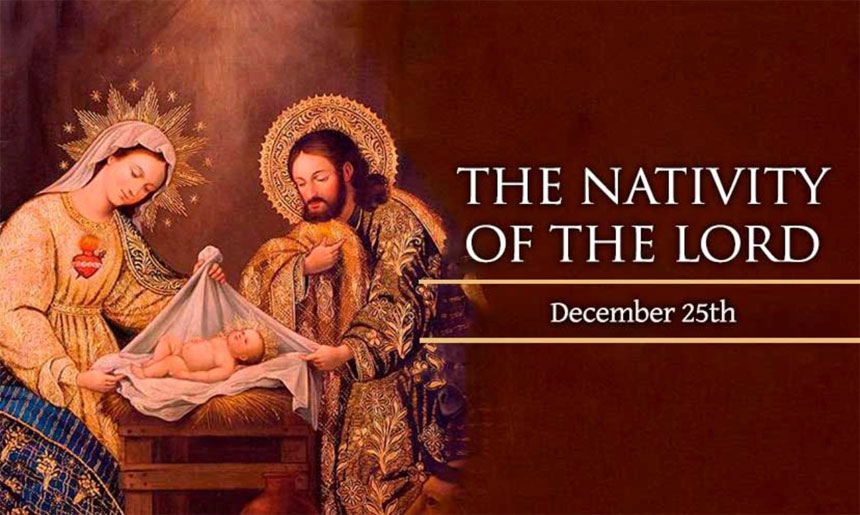 December 25, 2025, Solemnity of the Nativity of the Lord (Christmas), Holy Rosary (Luminous Mysteries)