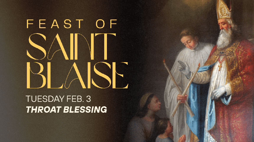 February 3, 2026, Feast of St. Blaise, Holy Rosary (Sorrowful Mysteries)